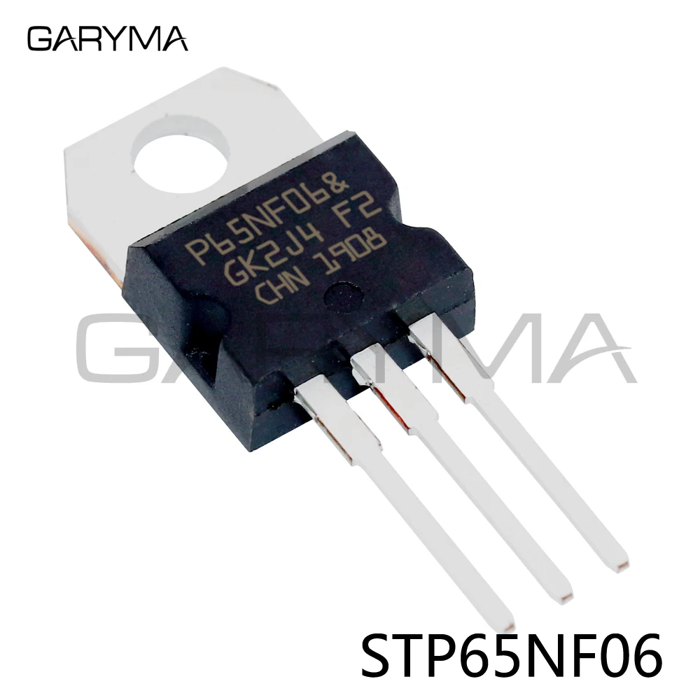 10шт STP65NF06 P65NF06 N-канален MOSFET транзистор TO-220