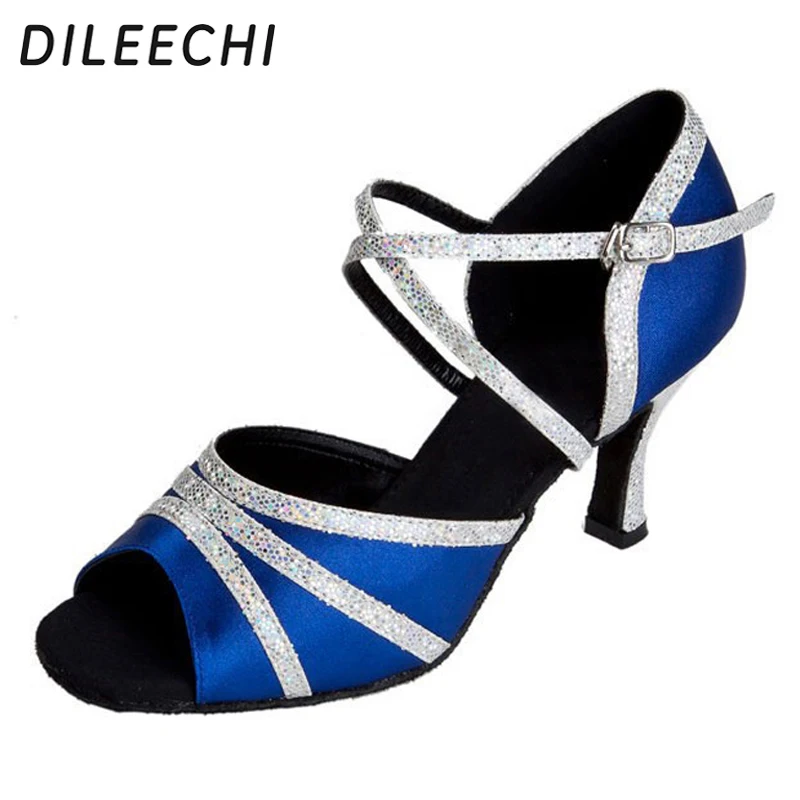 Обувки за латино танци DILEECHI Bertha дамски мека подметка за латино танци за възрастни