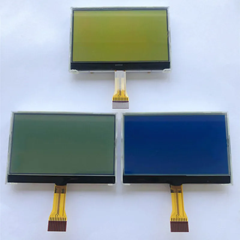 Нов 71.2x48.2mm ST7565R Синьо-Жълто-Сиво Модел на Екрана на дисплея Graphic КПГ FOG LCD 128x64 с Led Подсветка