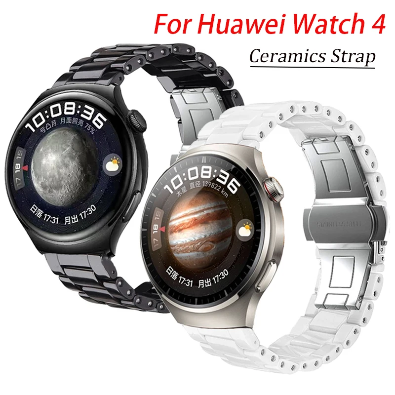 каишка за часа 20 mm 22мм за HUAWEI Watch 4 Pro Аксесоари за умен часа Керамичен каишка за Huawei Watch GT3 SE Гривна Correa